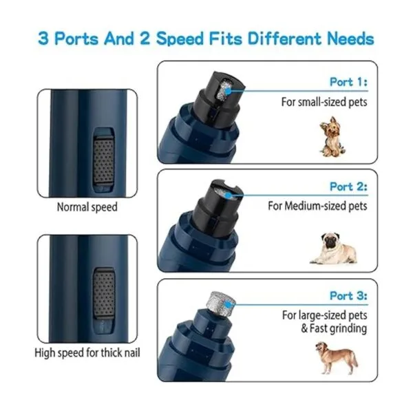 Casfuy Molinillo de uñas para perros mejorado profesional