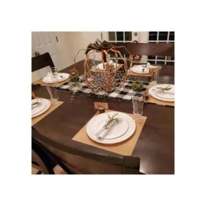 30 portatarjetas de madera rústica soporte de números de