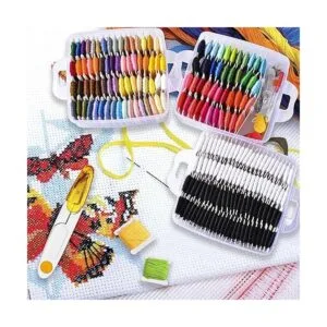 Peirich Paquete de 201 hilo dental bordado incluye hilo