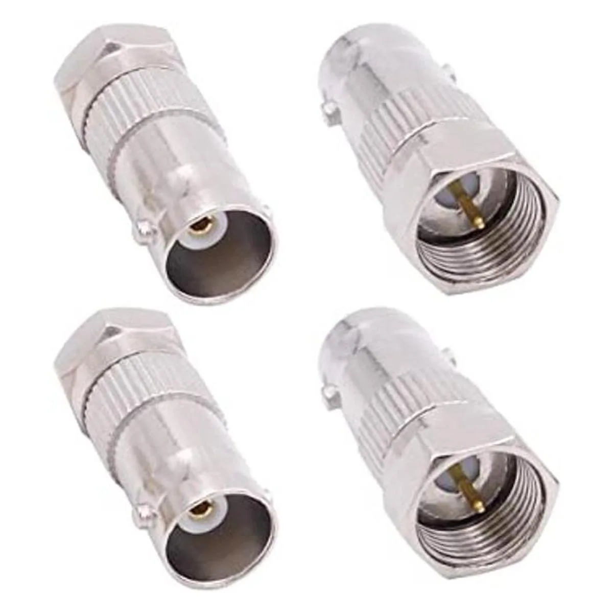 Fancasee Conector adaptador F macho a BNC hembra 4_1