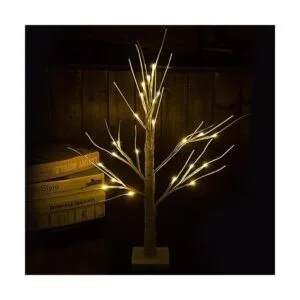 Sunnyglade 2 luces LED para árbol de abedul de 2 pies 24_3