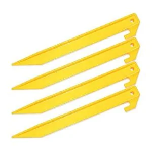 Hikemax Juego de 1030 estacas de plástico para tienda de_1