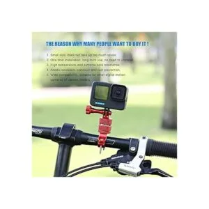 SKYJFFJ Soporte para manillar de cámara de bicicleta de_2
