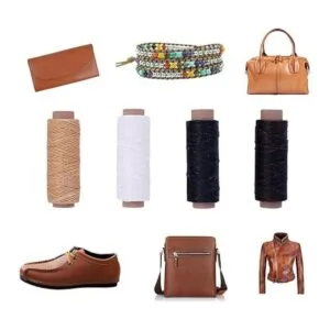 Qtopun Juego de agujas de reparación de cuero y hilos_5