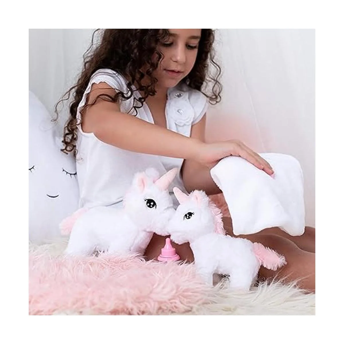 Juego de unicornio de 4 piezas regalo para niñas_5