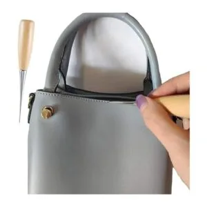 Qtopun Juego de agujas de reparación de cuero y hilos_4