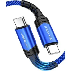 Cable USB C a USB C de 100 W y 10 pies JSAUX 5A PD USB_1