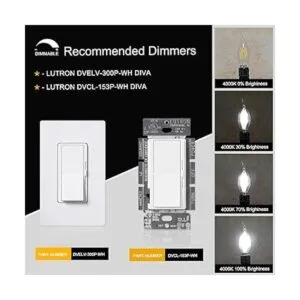 CRLight Bombilla LED regulable 6 W luz de día 4000 K
