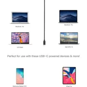 CBUS Cable de carga USBC a USBC compatible con MacBook