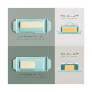 DOWAN Mantequilla con tapa y cuchillo mantequilla con_3