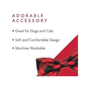 Huxley Kent Pajarita para mascotas diseño a cuadros de