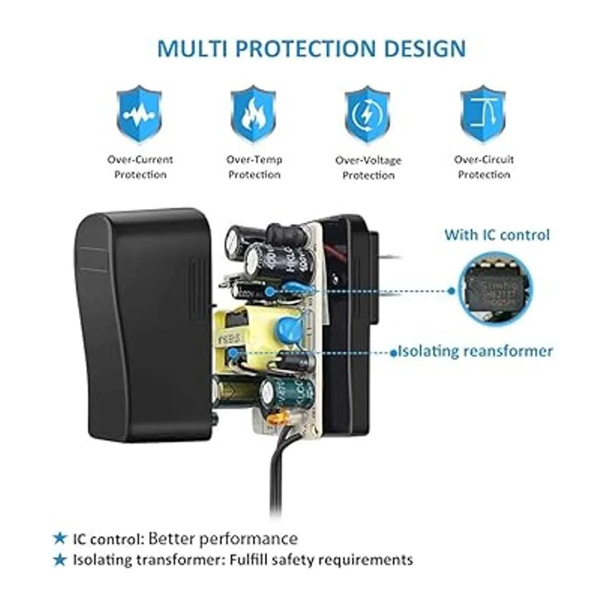 POWSEED 5V3A Adaptador de corriente alterna de repuesto_2