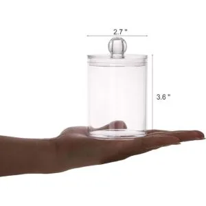 Tbestmax Paquete de 3 soportes de bolas de algodón de