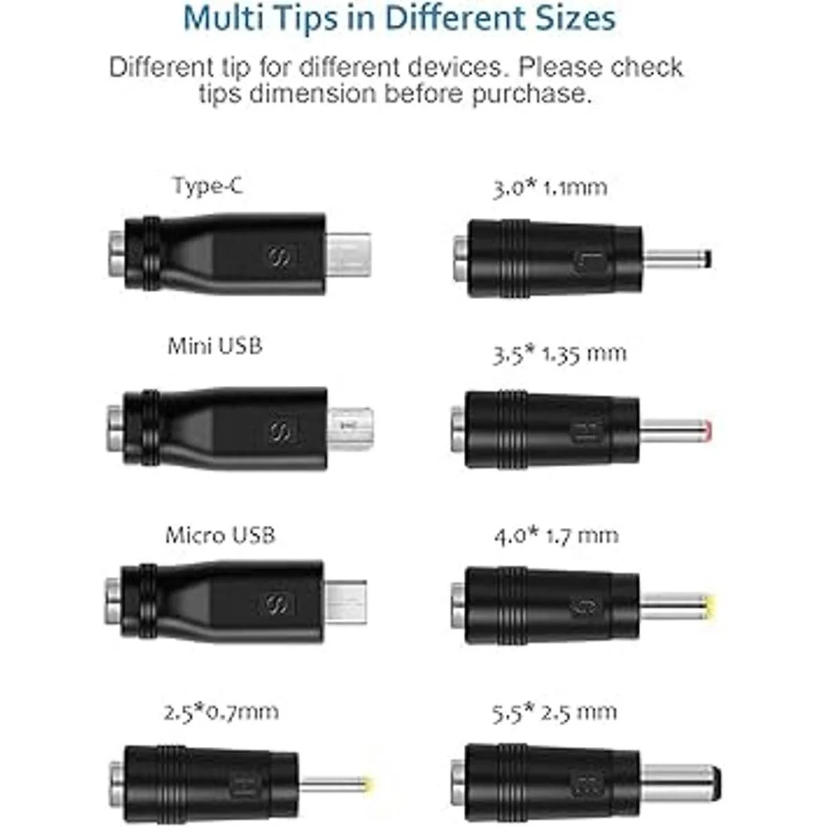 POWSEED 5V3A Adaptador de corriente alterna de repuesto_4