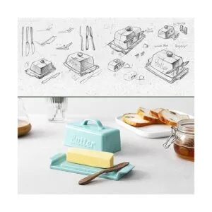 DOWAN Mantequilla con tapa y cuchillo mantequilla con_6