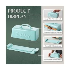DOWAN Mantequilla con tapa y cuchillo mantequilla con_4