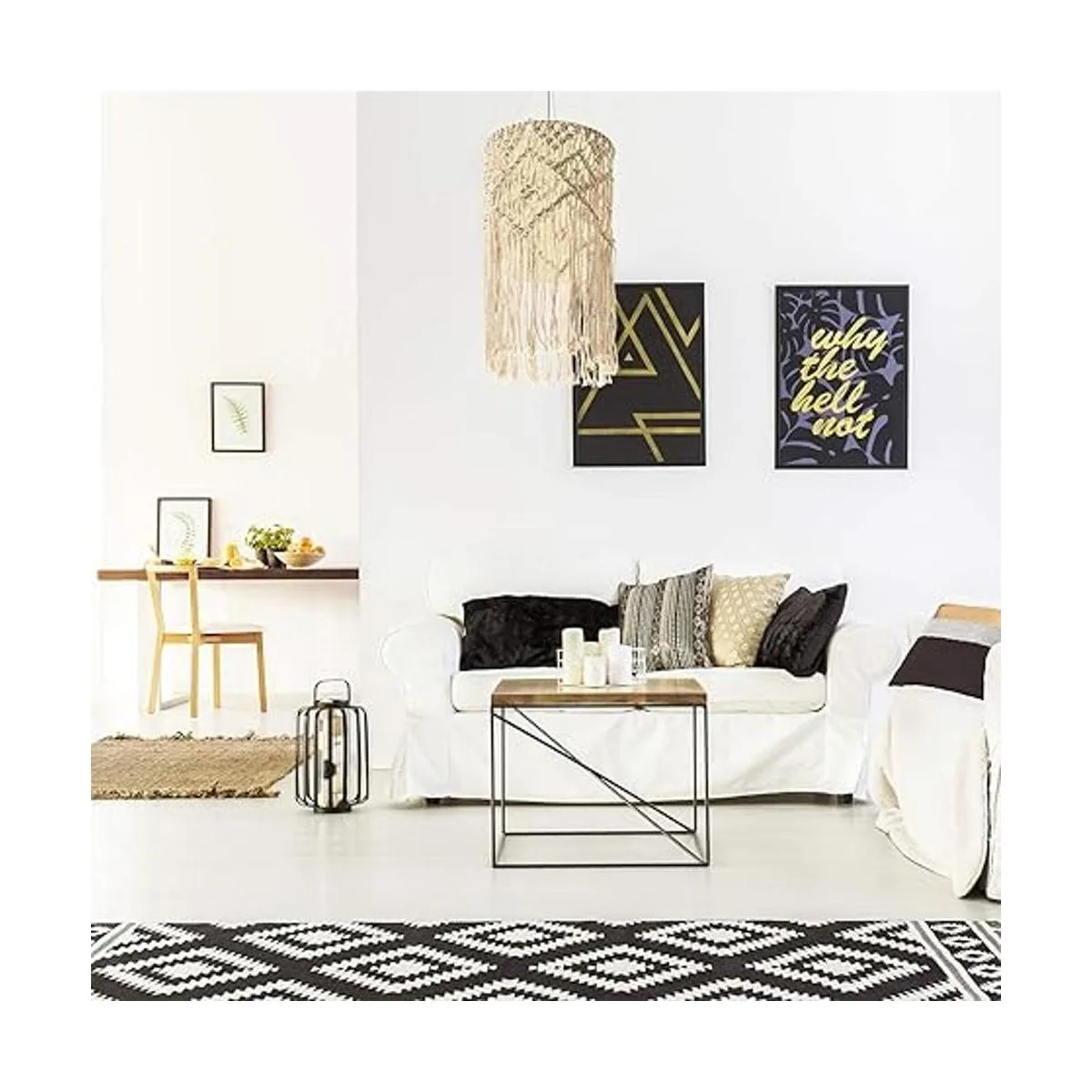 Lámpara colgante de techo para sala de estar dormitorio y_3