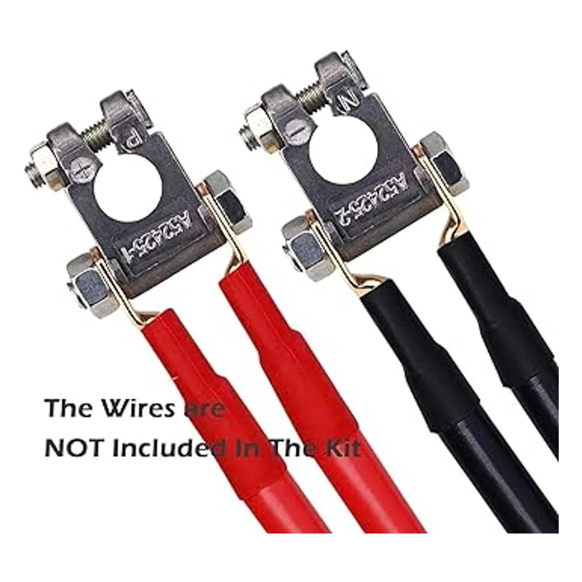 Ampper Juego militar de tapa y terminales de batería de_4