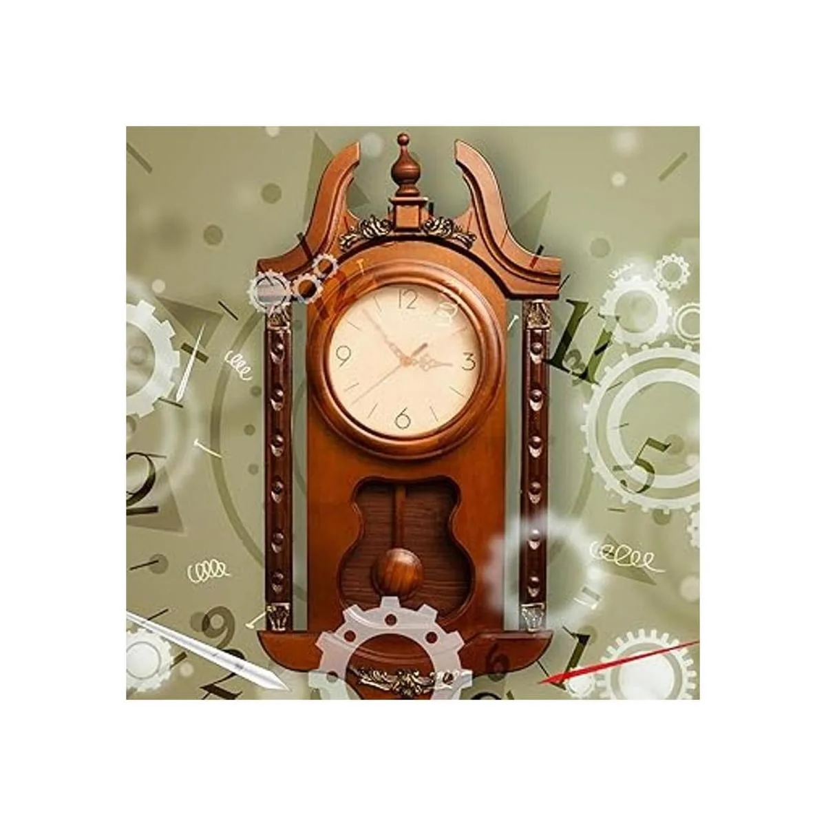 Hicarer Kit de movimiento de reloj de péndulo de cuarzo