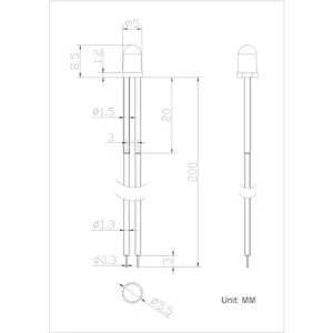 EDGELEC Diodos emisores de luz LED de 12 voltios