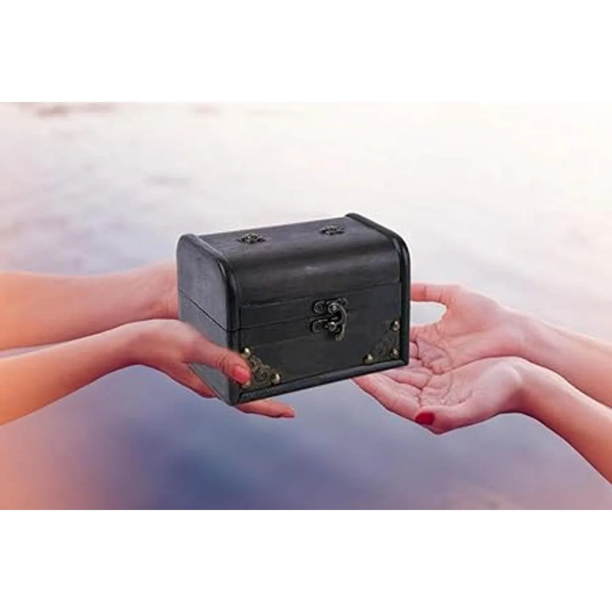 SICOHOME Caja del tesoro caja de cartas de tarot de 5.9_5