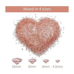 Hicarer Piedras de cristal acrílico para mesa de diamantes_2