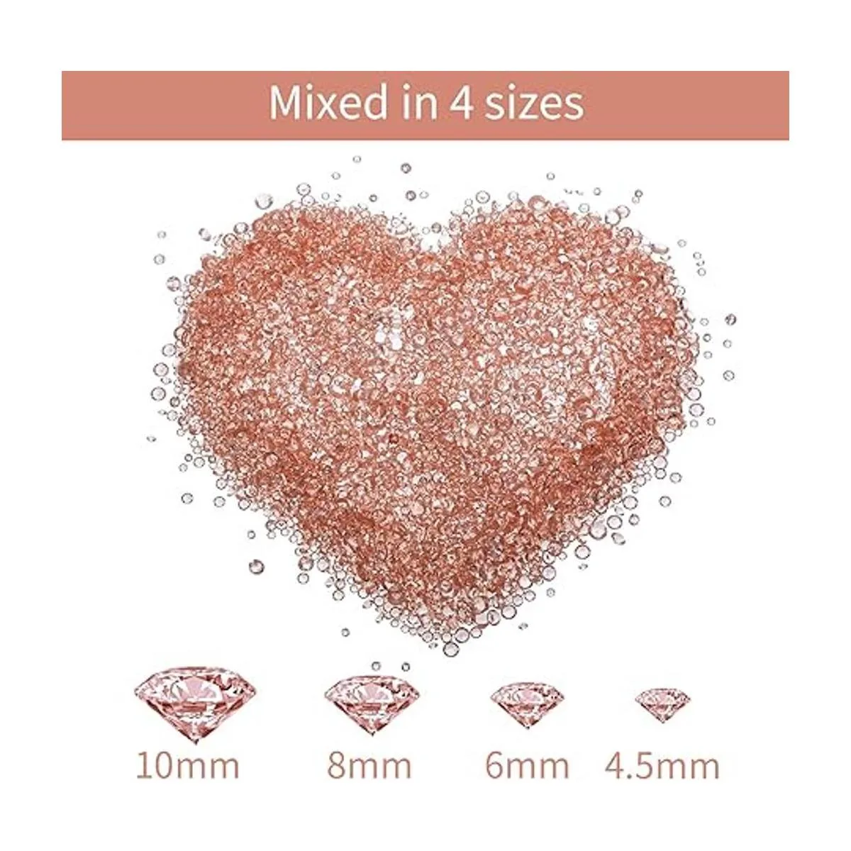 Hicarer Piedras de cristal acrílico para mesa de diamantes_2