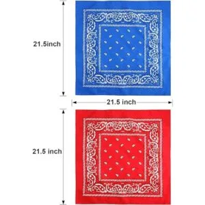 SATINIOR Sombrero de vaquero occidental con bandana 12_3