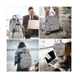 Mochila para portátil para mujeres y hombres mochila de_6