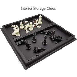 Juego de ajedrez magnético de 12.5 pulgadas con tablero de_5