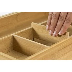 KitchenEdge Organizador de cajones de cocina ajustable_6