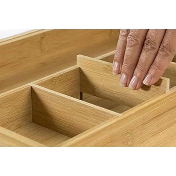 KitchenEdge Organizador de cajones de cocina ajustable_6