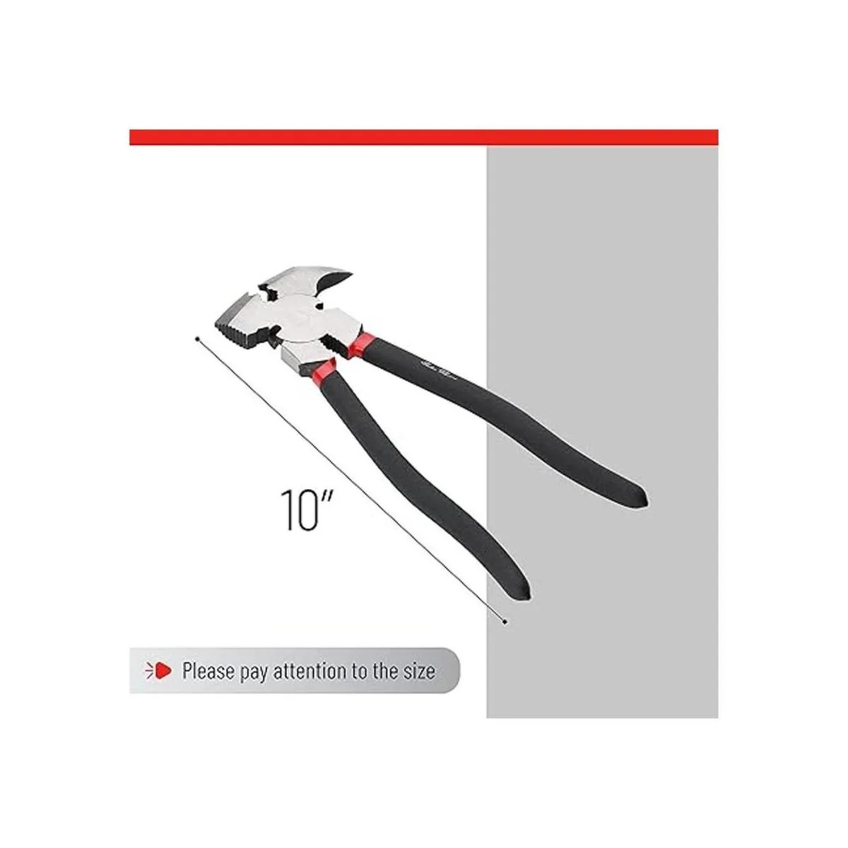 Bates alicates de cerca 10 pulgadas alicates de valla_2