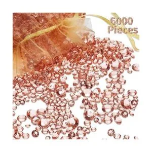 Hicarer Piedras de cristal acrílico para mesa de diamantes_1