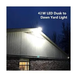 CINOTON Luz LED de granero de 42 W 5000 K luz diurna del_2