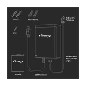 Malibu Paquete de energía de 200 vatios de bajo voltaje_3