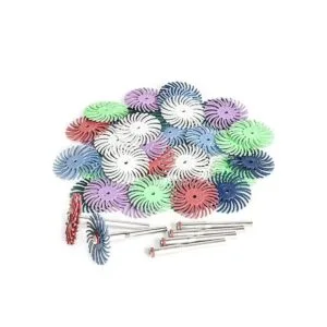 Kit de 42 discos de cerdas radiales de 1 pulgada con_2