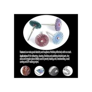 Kit de 42 discos de cerdas radiales de 1 pulgada con_5