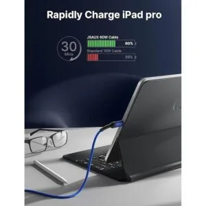 Cable USB C a USB C 10 pies6.6 pies3.3 pies JSAUX tipo_6