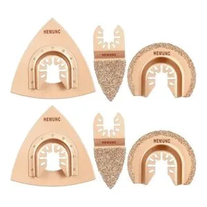 HEMUNC Juego de 6 hojas de sierra oscilantes universales_2