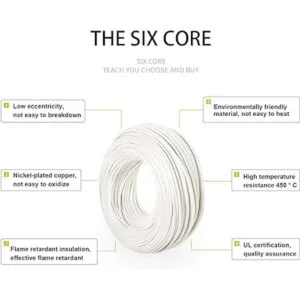 Bryne Cable de alta temperatura de mica 60 450 grados_6