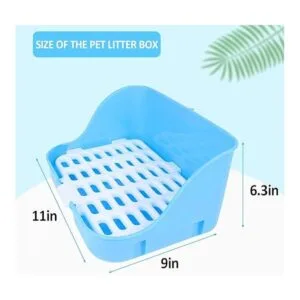 Caja de arena para conejos bandeja de entrenamiento para_5