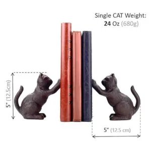 Ambipolar Cat Decorative Bookends Unique Book Ends to_2