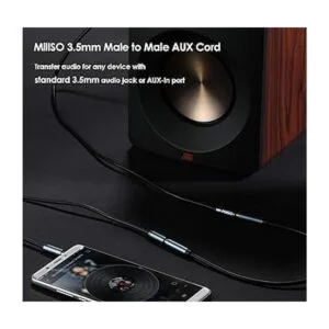 Cable de audio de 0.138 in 6.6 pies macho a macho_2