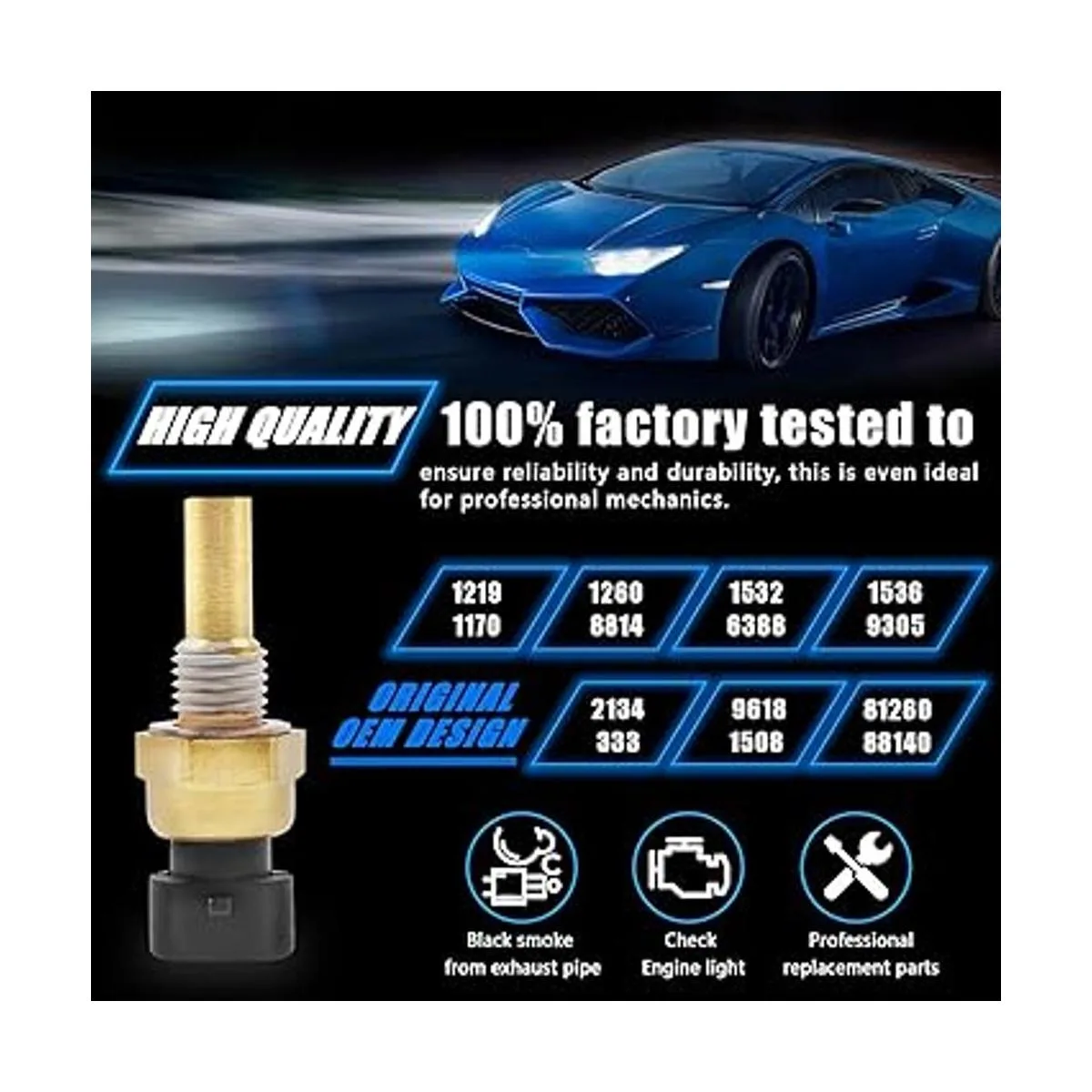 OTUAYAUTO 15326388 Sensor de temperatura de agua de repuesto_2