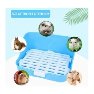 Caja de arena para conejos bandeja de entrenamiento para_4