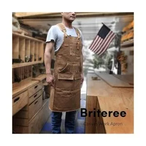 Briteree Delantales de carpintería para hombres regalo_4