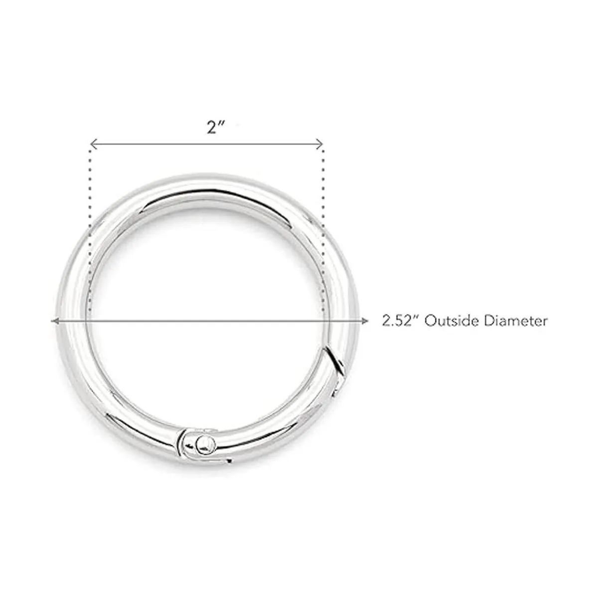CRAFTMEMORE 2 piezas de 2 pulgadas de anillo tórico_2