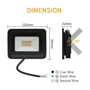 Foco LED de 10 W 20 W 30 W 50 W 100 W Miheal lámpara