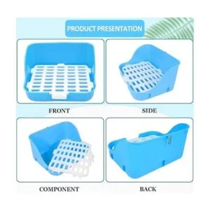 Caja de arena para conejos bandeja de entrenamiento para_2